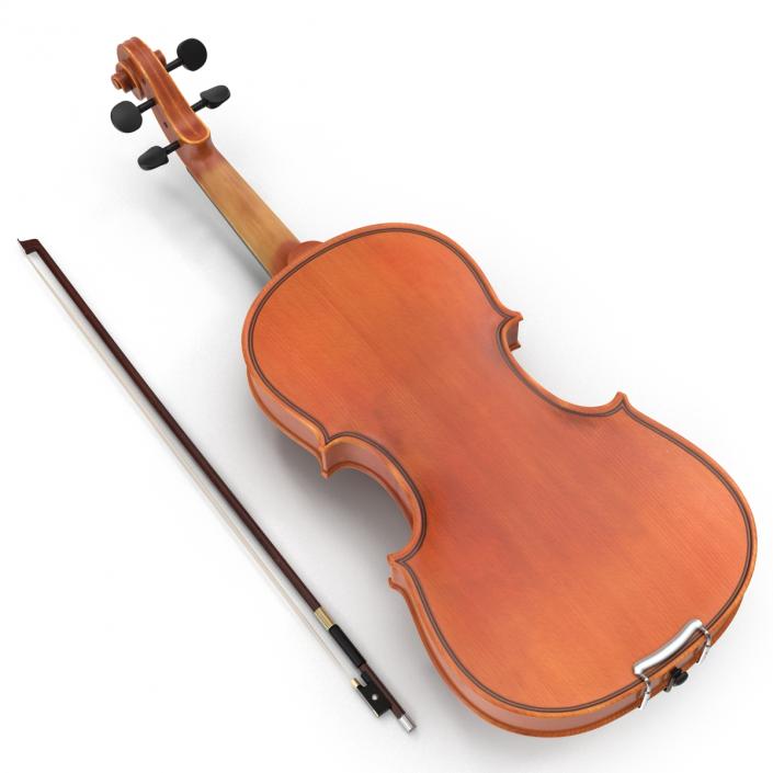 3D model Violin Set