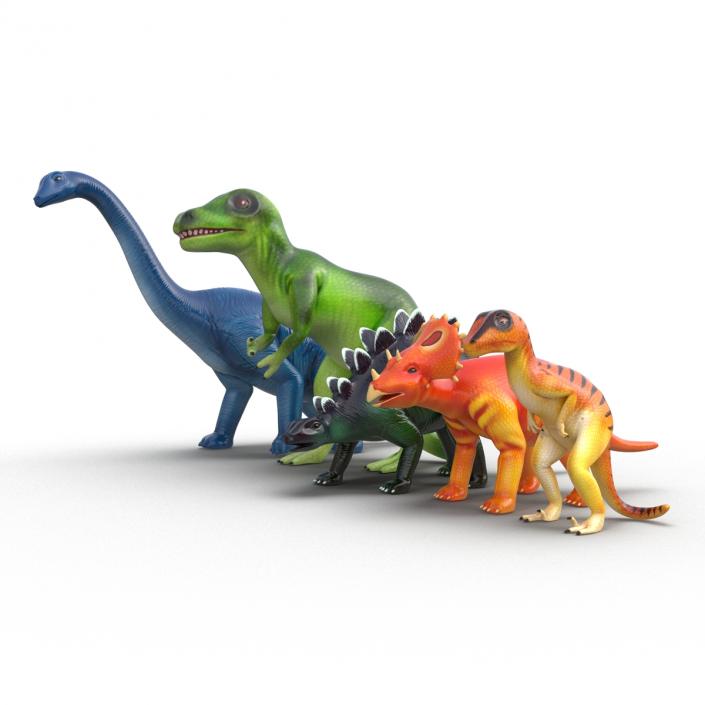 3D Toy Dinosaurs model