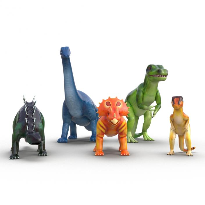 3D Toy Dinosaurs model