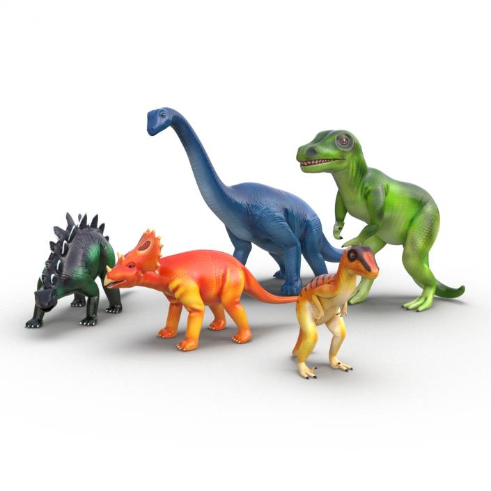 3D Toy Dinosaurs model