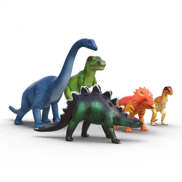 3D Toy Dinosaurs model