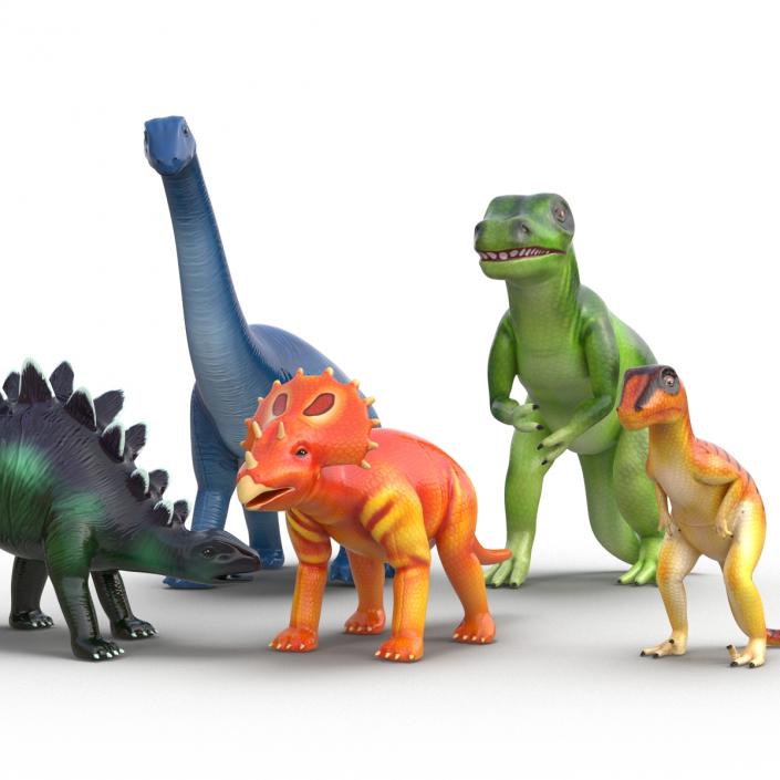 3D Toy Dinosaurs model