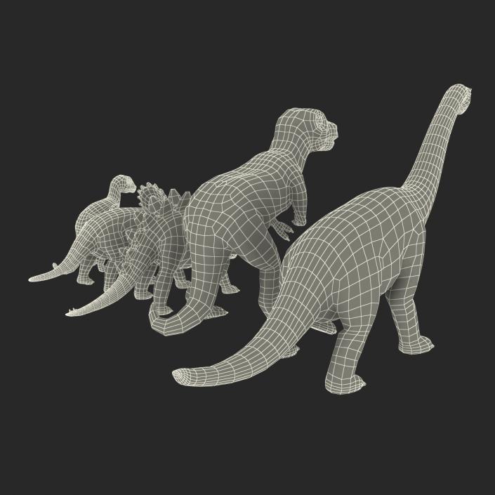 3D Toy Dinosaurs model