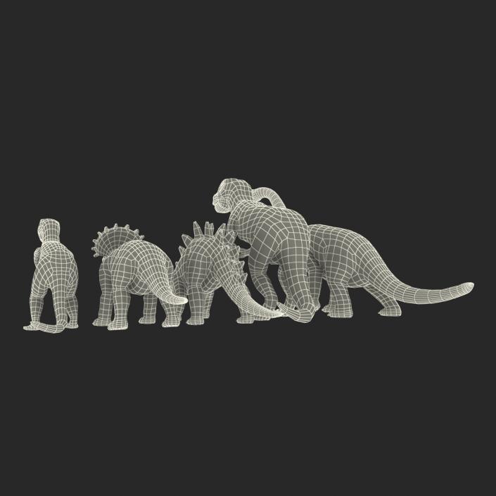 3D Toy Dinosaurs model