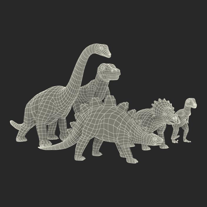 3D Toy Dinosaurs model