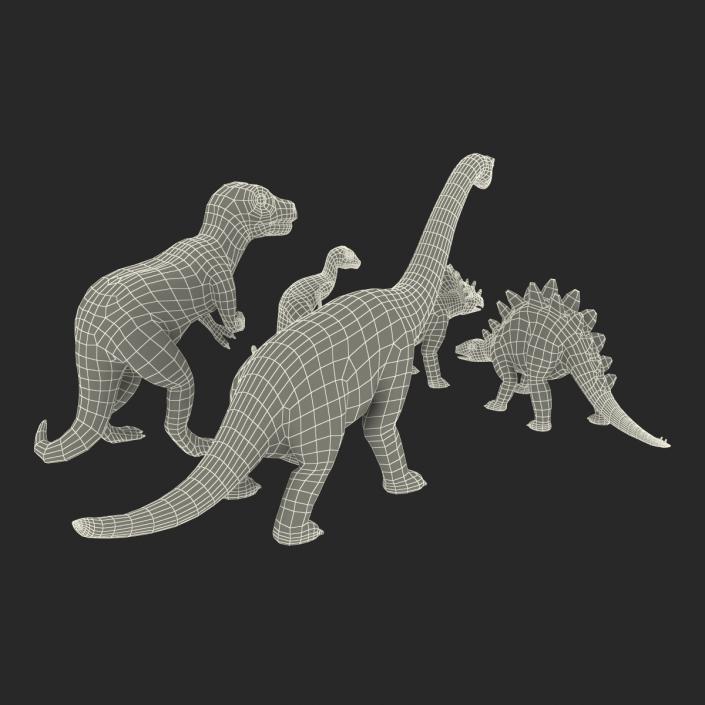 3D Toy Dinosaurs model