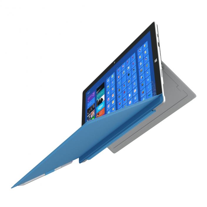 3D model Microsoft Surface Pro 3 Rigged