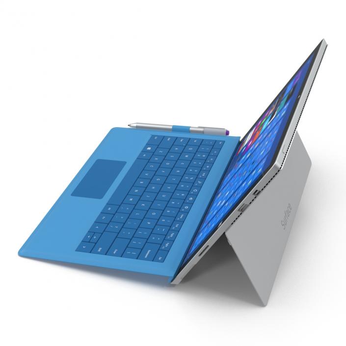 3D model Microsoft Surface Pro 3 Rigged