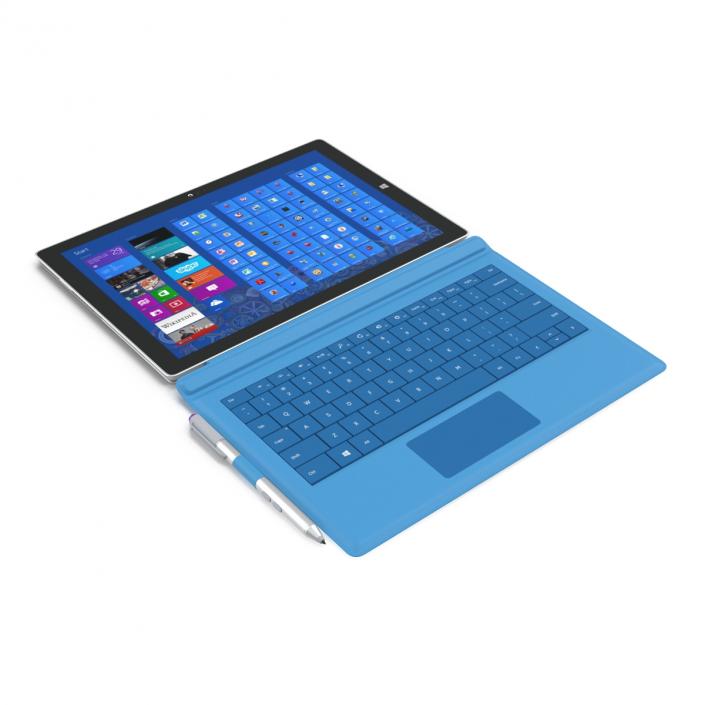 3D model Microsoft Surface Pro 3 Rigged