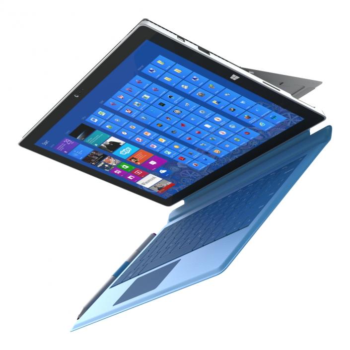 3D model Microsoft Surface Pro 3 Rigged