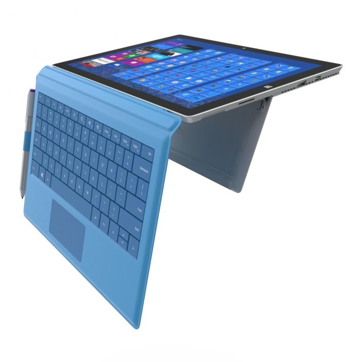 3D model Microsoft Surface Pro 3 Rigged