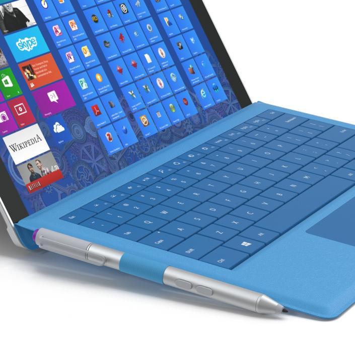 3D model Microsoft Surface Pro 3 Rigged