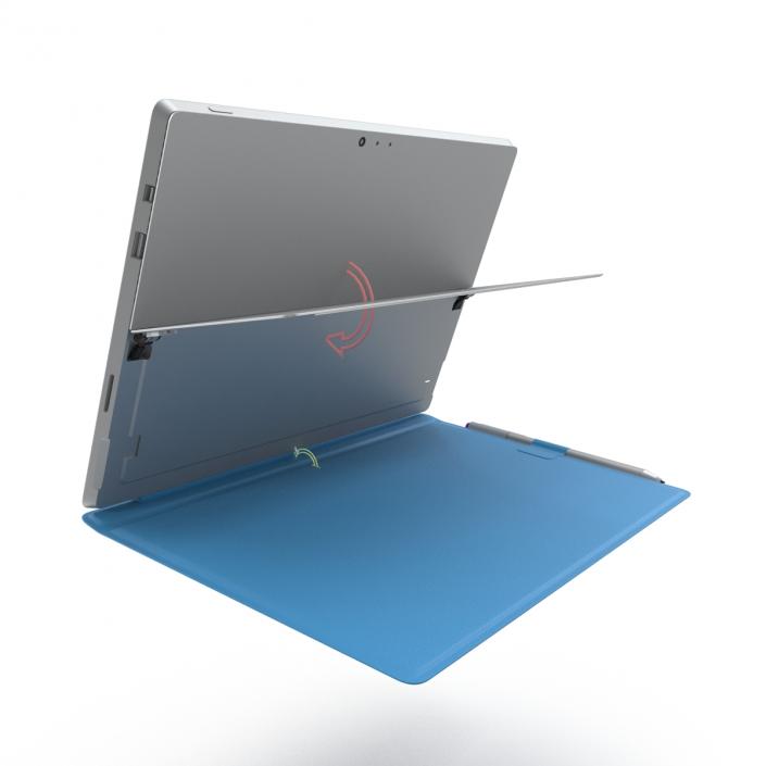 3D model Microsoft Surface Pro 3 Rigged