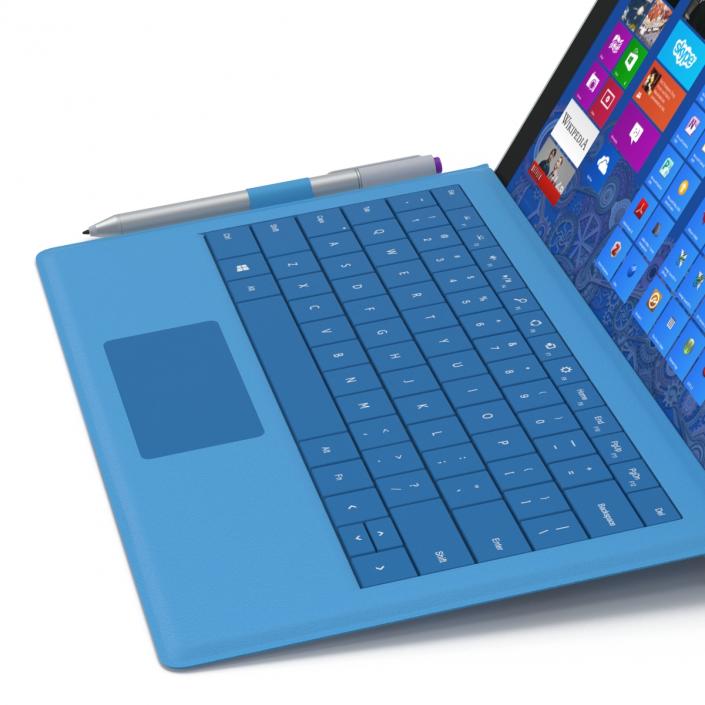 3D Microsoft Surface Pro 3 model