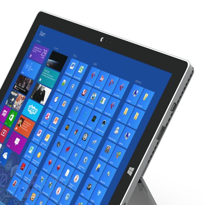 3D Microsoft Surface Pro 3 model