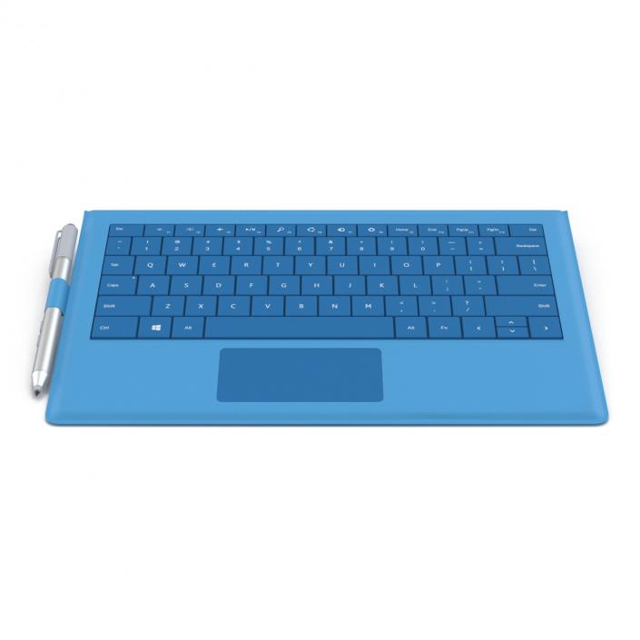 3D model Microsoft Surface Pro 3 Keyboard and Pen