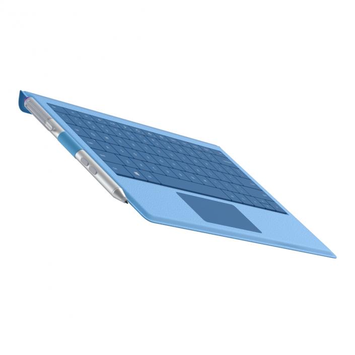 3D model Microsoft Surface Pro 3 Keyboard and Pen