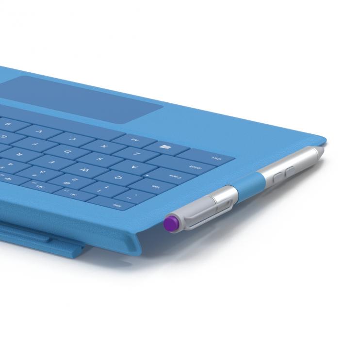 3D model Microsoft Surface Pro 3 Keyboard and Pen