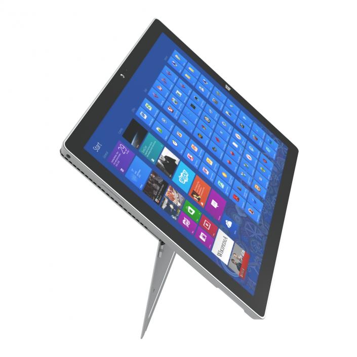 3D model Microsoft Surface Pro 3 Tablet