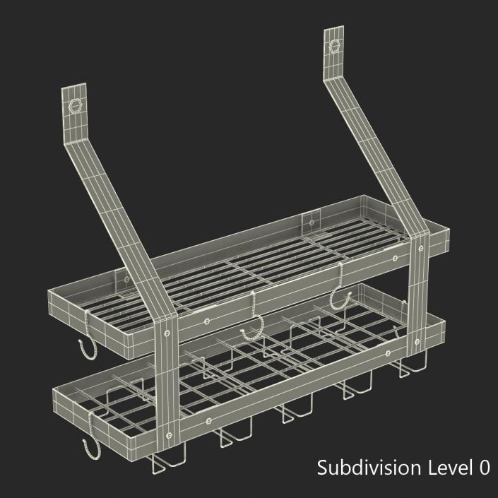 3D model Kitchen Shelf 3