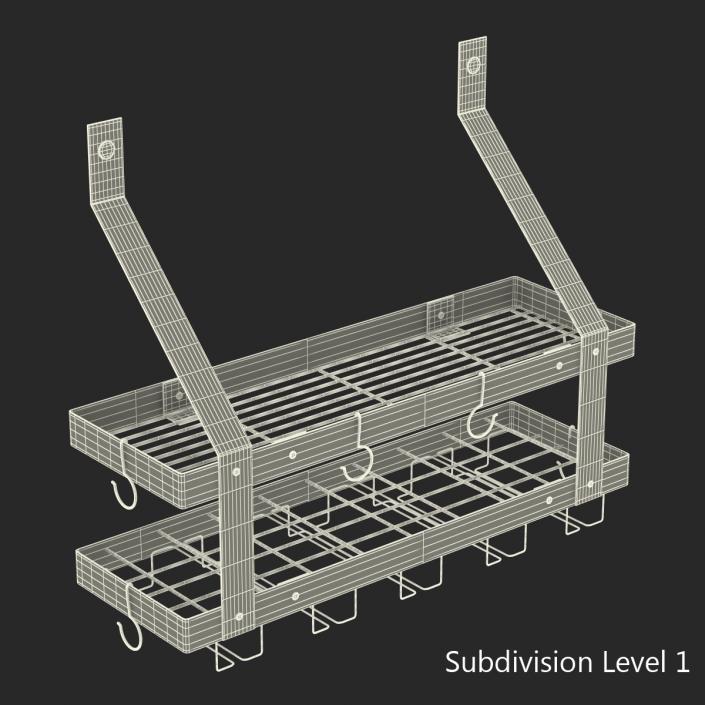 3D model Kitchen Shelf 3