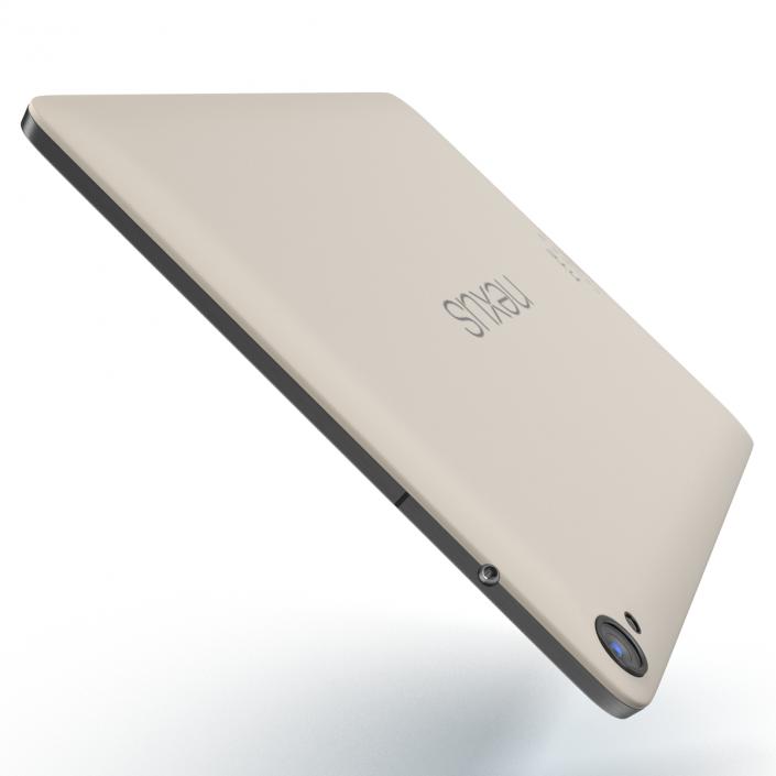 3D model Google Nexus 9 Beige