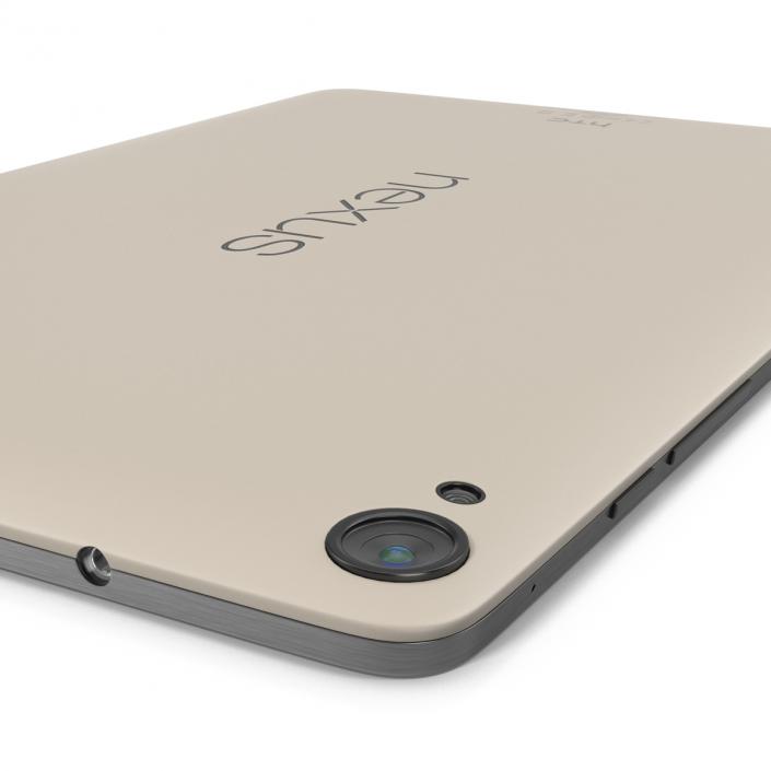 3D model Google Nexus 9 Beige