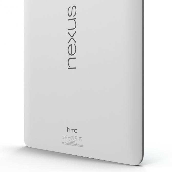 3D model Google Nexus 9 White