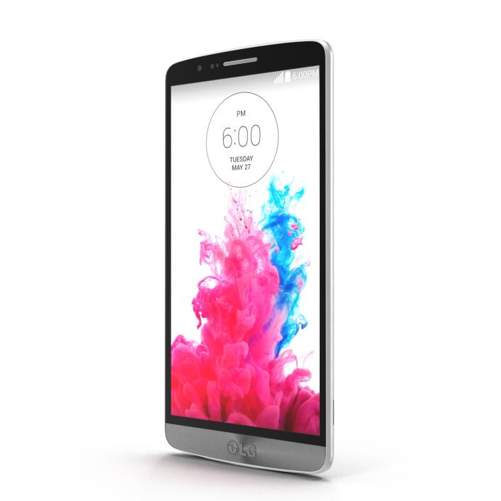 3D LG G3 White