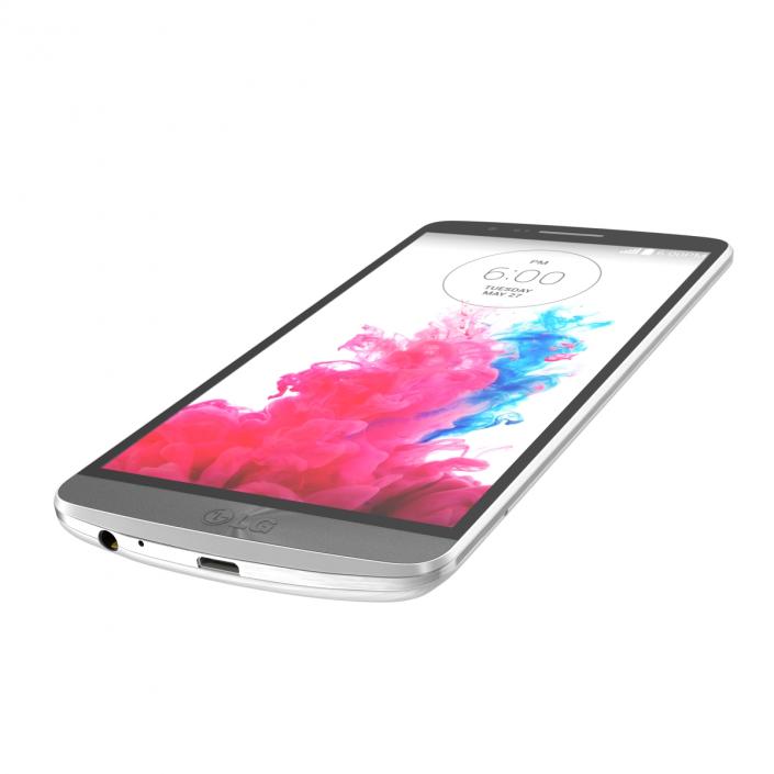 3D LG G3 White