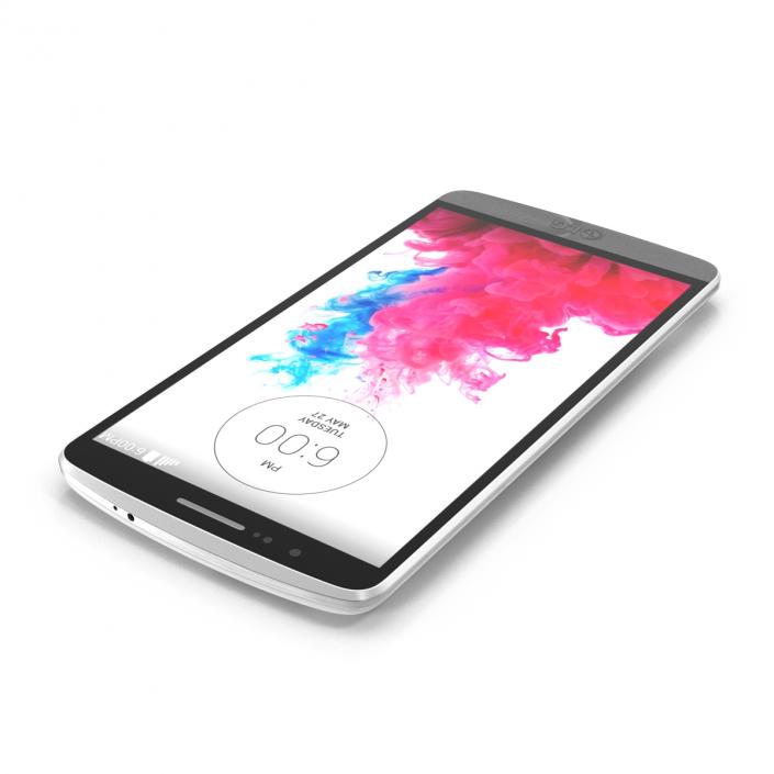 3D LG G3 White