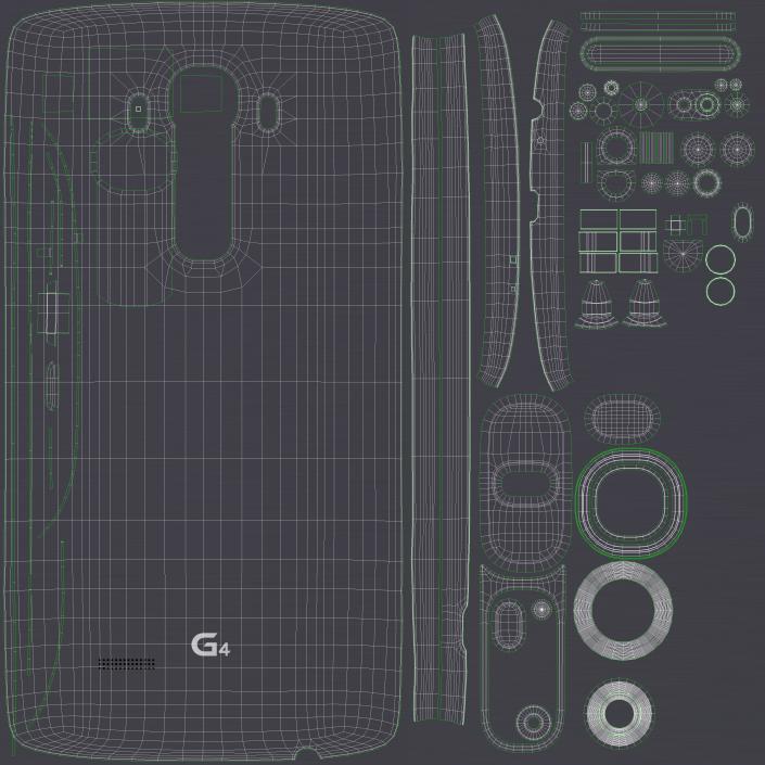 LG G4 3D model