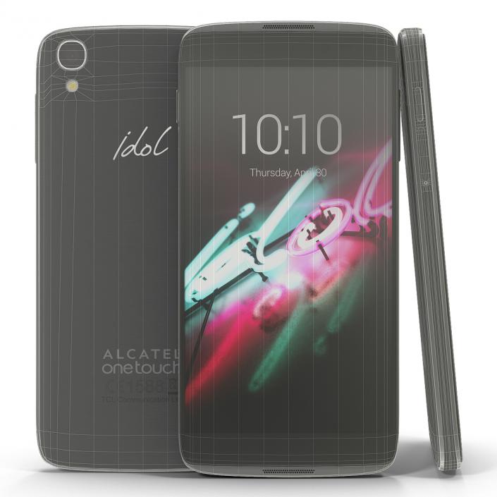 Alcatel OneTouch Idol 3 Black 3D model