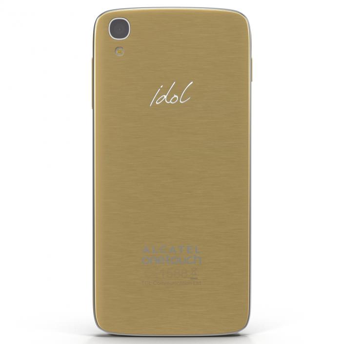 3D Alcatel OneTouch Idol 3 Gold model