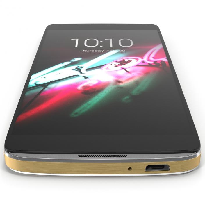 3D Alcatel OneTouch Idol 3 Gold model