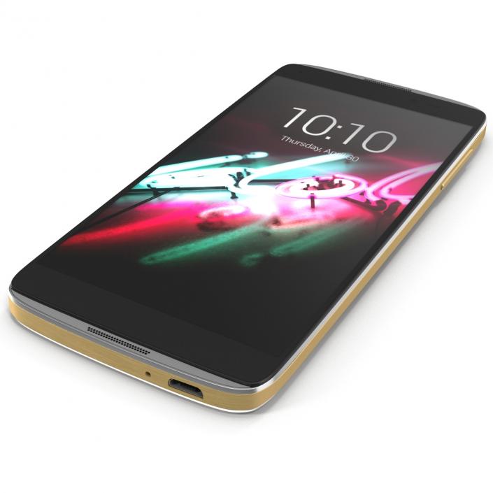 3D Alcatel OneTouch Idol 3 Gold model