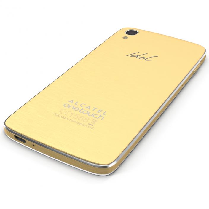 3D Alcatel OneTouch Idol 3 Gold model