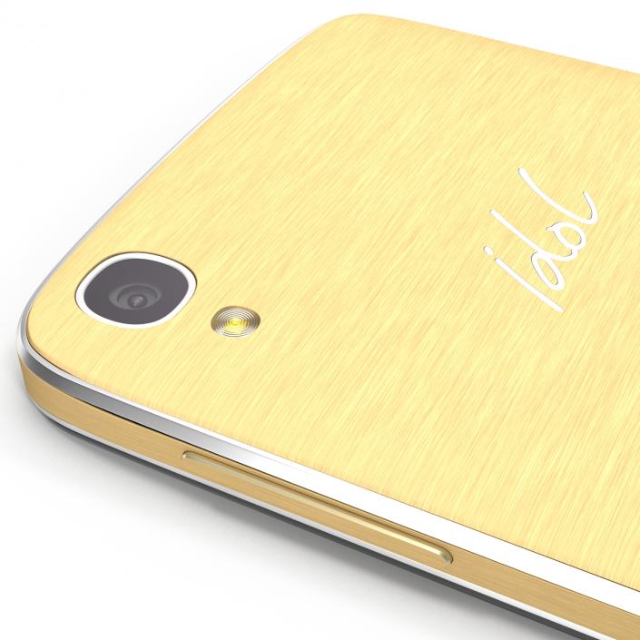 3D Alcatel OneTouch Idol 3 Gold model