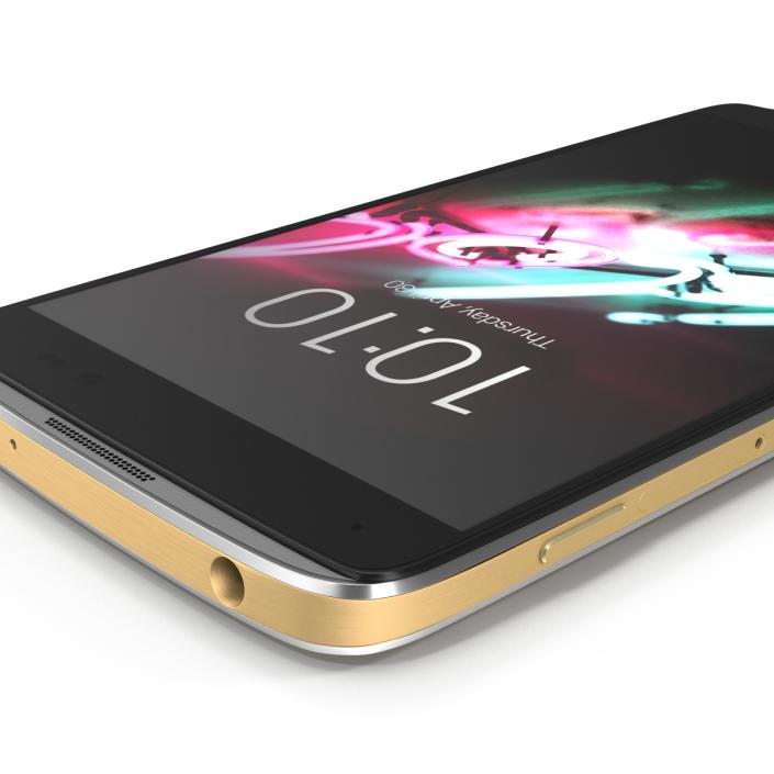 3D Alcatel OneTouch Idol 3 Gold model