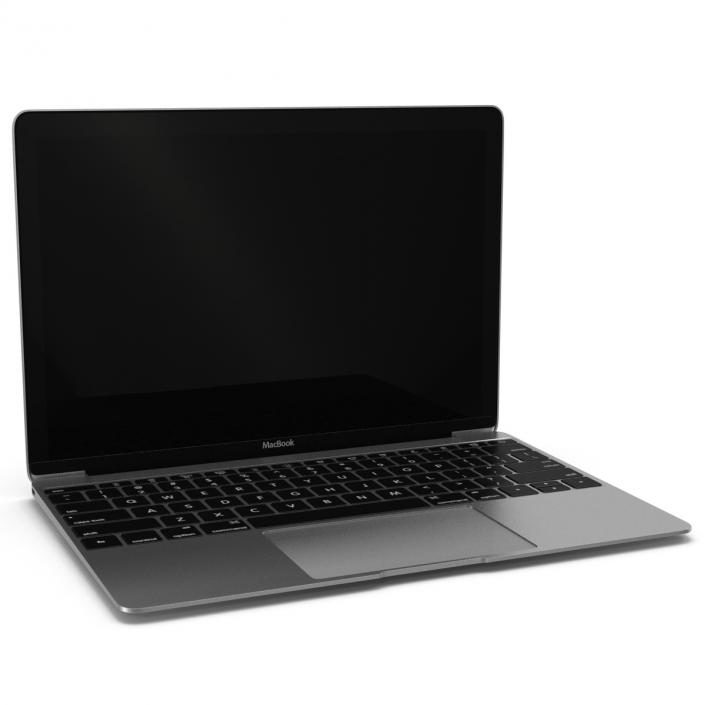 Apple MacBook Pro Silver 3D model