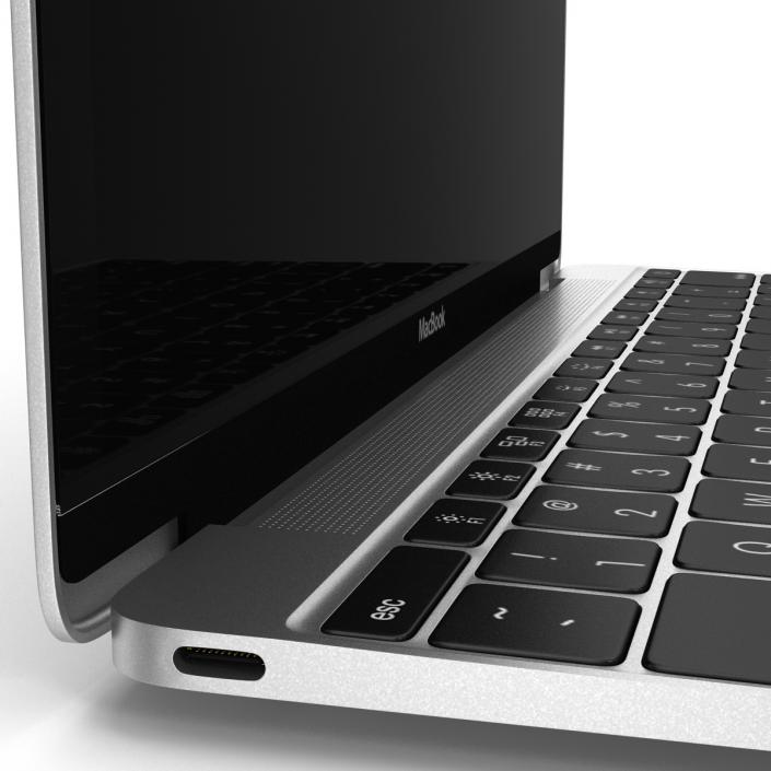 Apple MacBook Pro Silver 3D model