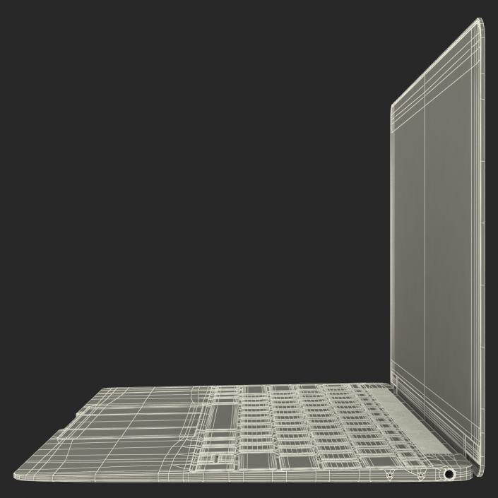 Apple MacBook Pro Silver 3D model