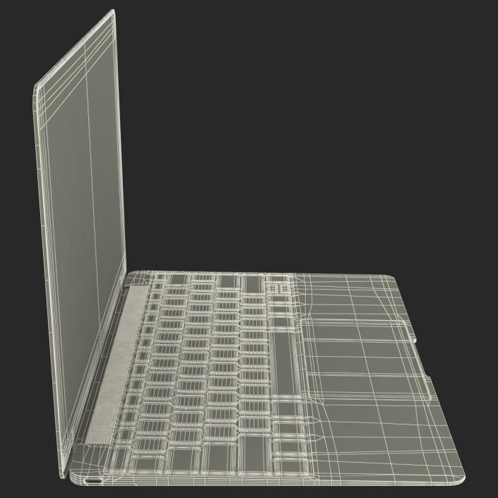 Apple MacBook Pro Silver 3D model