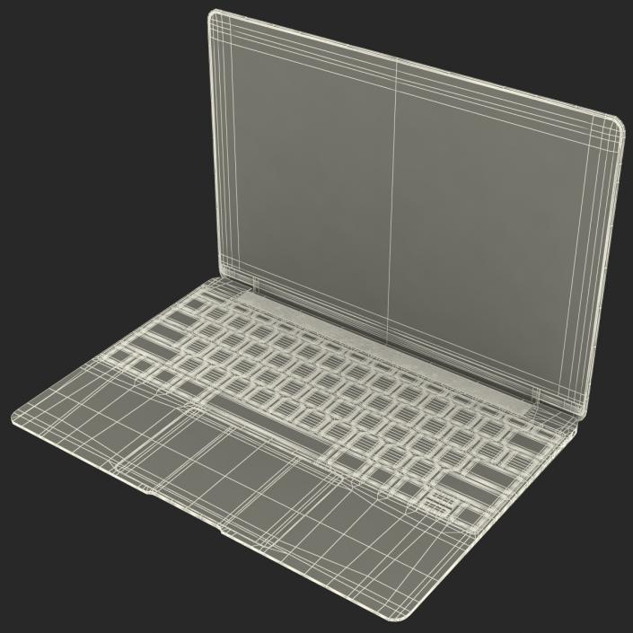 Apple MacBook Pro Silver 3D model