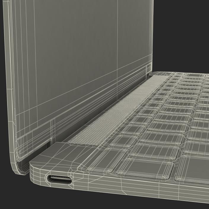 Apple MacBook Pro Silver 3D model