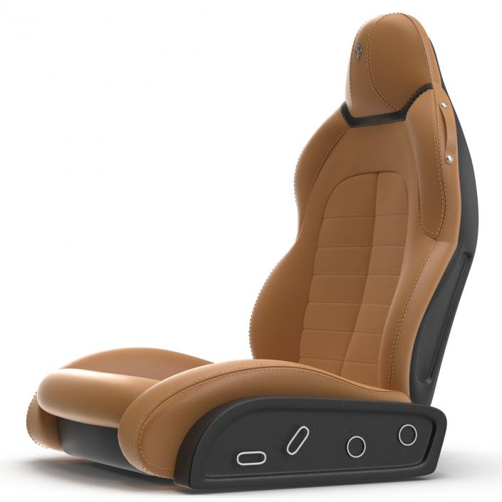 3D Ferrari Front Seat model