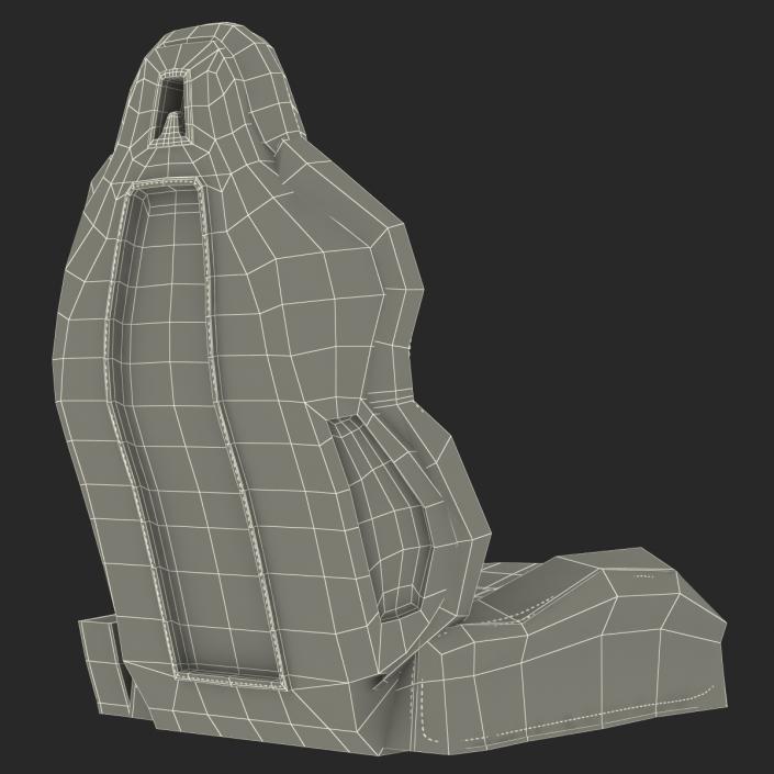 3D Ferrari Front Seat model