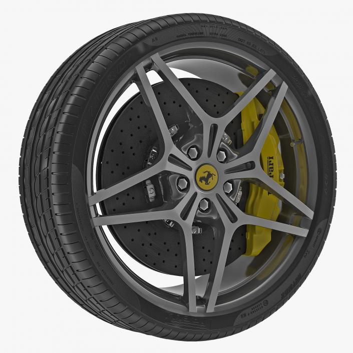 3D Ferrari Wheel model