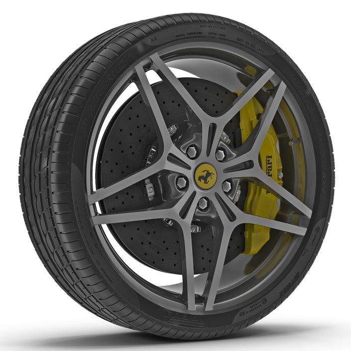 3D Ferrari Wheel model