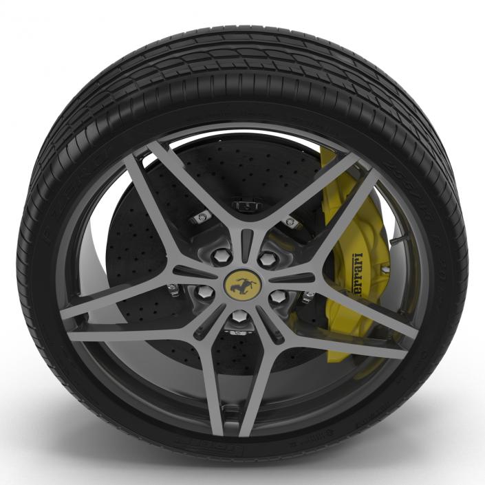 3D Ferrari Wheel model